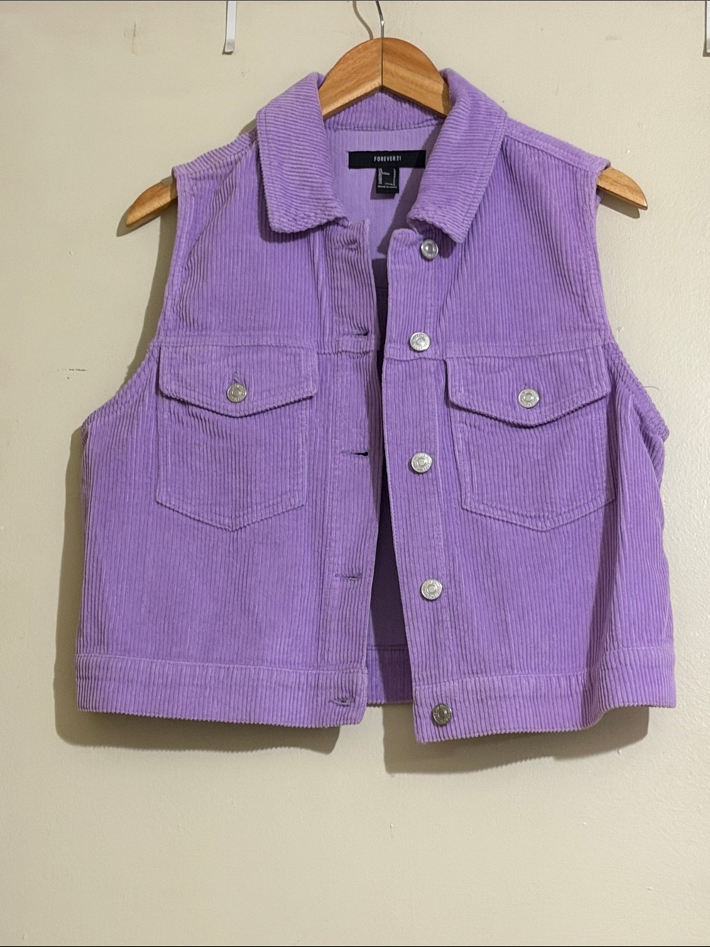 Forever 21 corduroy vest
